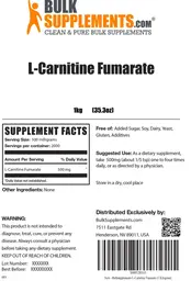 Label for L-Carnitine Fumarate