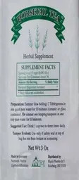 Label for Horsetail Tea