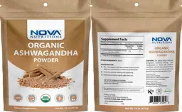 Label for Organic Ashwagandha Powder