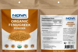 Label for Organic Fenugreek Powder