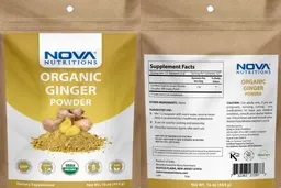Label for Organic Ginger Powder