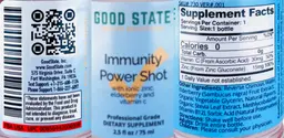 Label for Immunity Power Shot