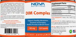 Label for DIM Complex 100 mg