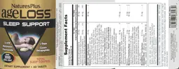 Label for Sleep Support