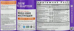 Label for Every Man's One Daily Whole-Food Multivitamin
