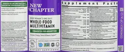 Label for Every Woman's One Daily Whole-Food Multivitamin