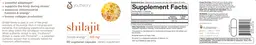 Label for Shilajit 500 mg