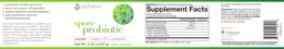 Label for Spore Probiotic Powder