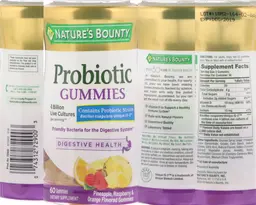 Label for Probiotic Gummies