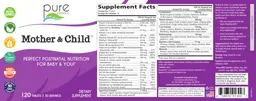 Label for Mother & Child