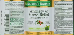 Label for Anxiety & Stress Relief