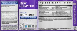 Label for Tiny Tabs Multivitamin