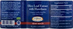 Label for Olive Leaf Extract With Hawthorn