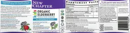 Label for Kids Organic Elderberry Whole-Food Gummies