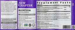 Label for Magnesium + Ashwagandha