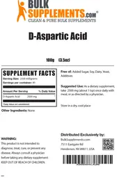 Label for D-Aspartic Acid