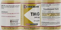 Label for TMG 500 mg
