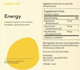 Label for Energy