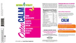 Label for Osteo Calm