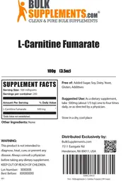 Label for L-Carnitine Fumarate