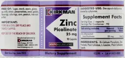 Zinc Picolinate 25 mg