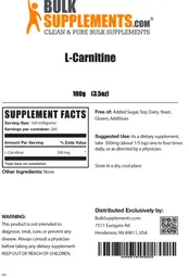 Label for L-Carnitine