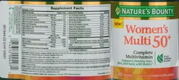 Label for Women's Multi 50+