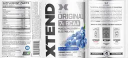 Label for The Original Blue Raspberry Ice