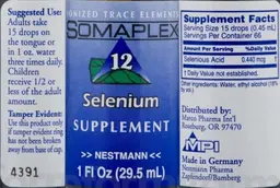 Label for 12 Selenium