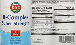 Label for B-Complex Super Strength