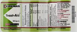 Label for Yeast-Aid