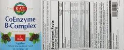 Label for CoEnzyme B-Complex