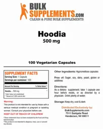 Label for Hoodia 500 mg