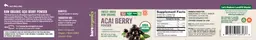 Label for Acai Berry Powder Delicious Berry Flavor