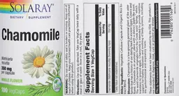 Label for Chamomile 350 mg
