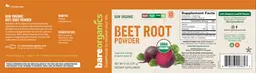Label for Beet Root Powder