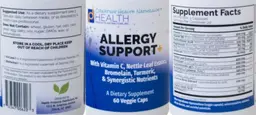 Label for Allergy Support +