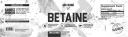 Label for Betaine Unflavored