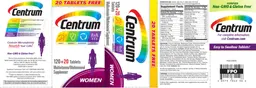 Label for Centrum Women