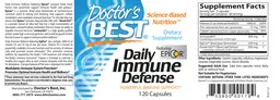 Label for Daily Immune Defense