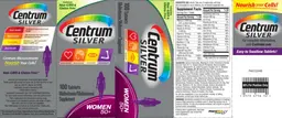 Label for Centrum Silver Women 50+
