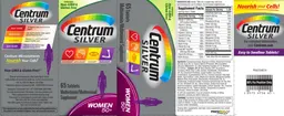 Label for Centrum Silver Women 50+