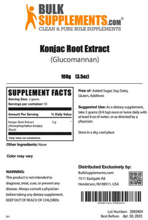Konjac Root Extract
