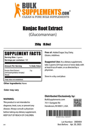 Konjac Root Extract