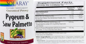 Pygeum & Saw Palmetto
