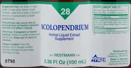 Label for Scolopendrium