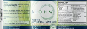 Probiotic Supplement with Super Greens