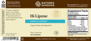 Label for Hi-Lipase