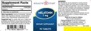 Melatonin 1 mg