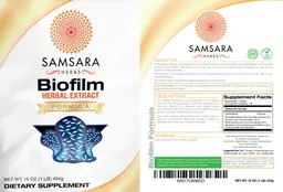 Label for Biofilm Herbal Extract